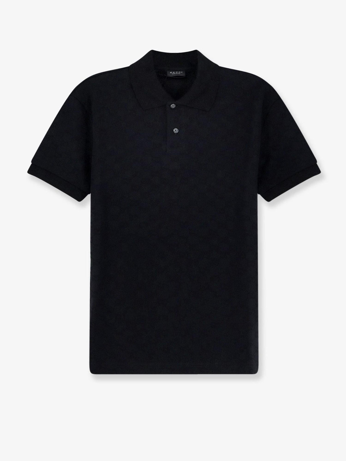 Gucci Men Gg Viscose Blend Polo Shirt