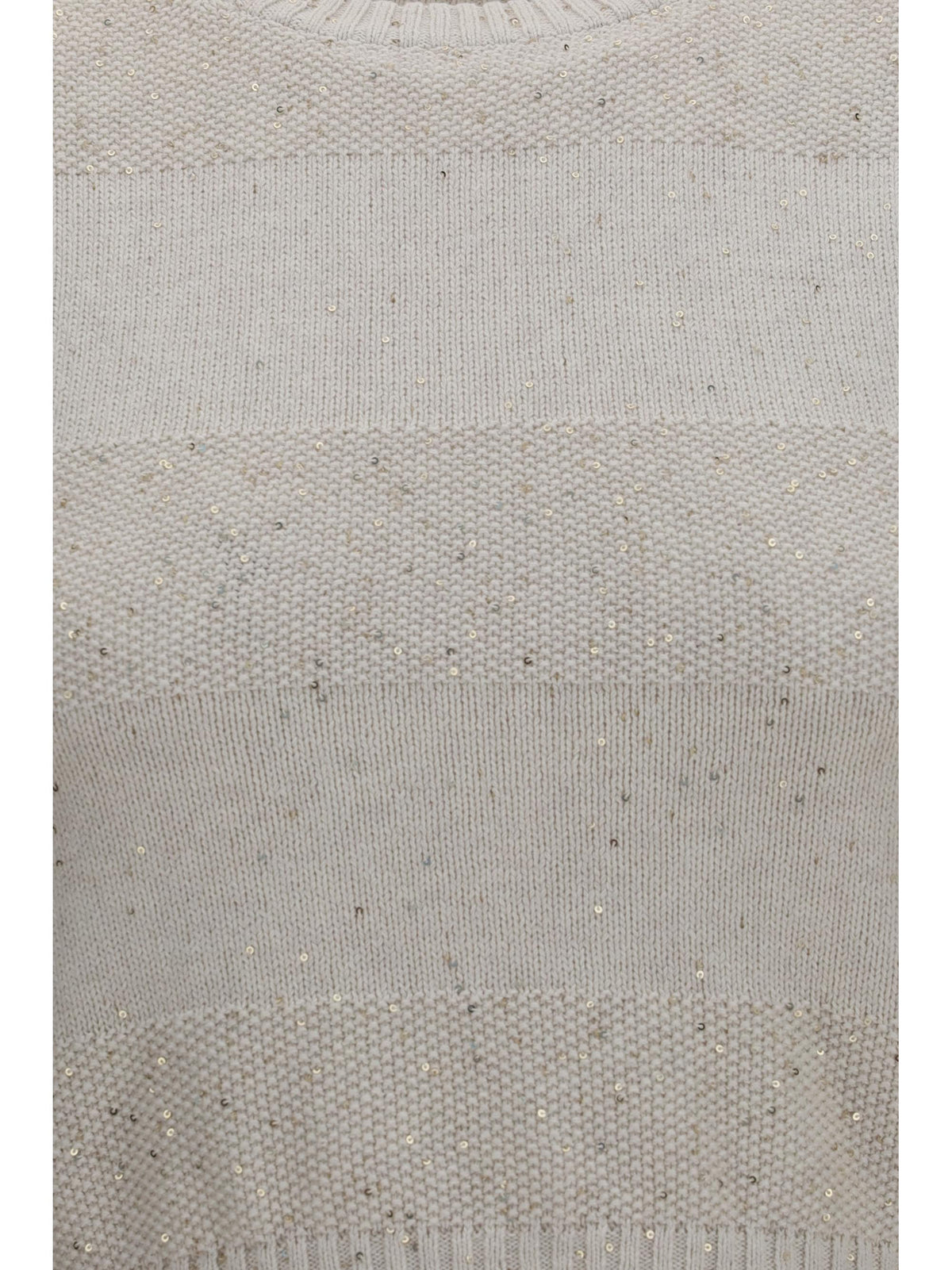 Brunello Cucinelli Women Knit And Sequin Vest