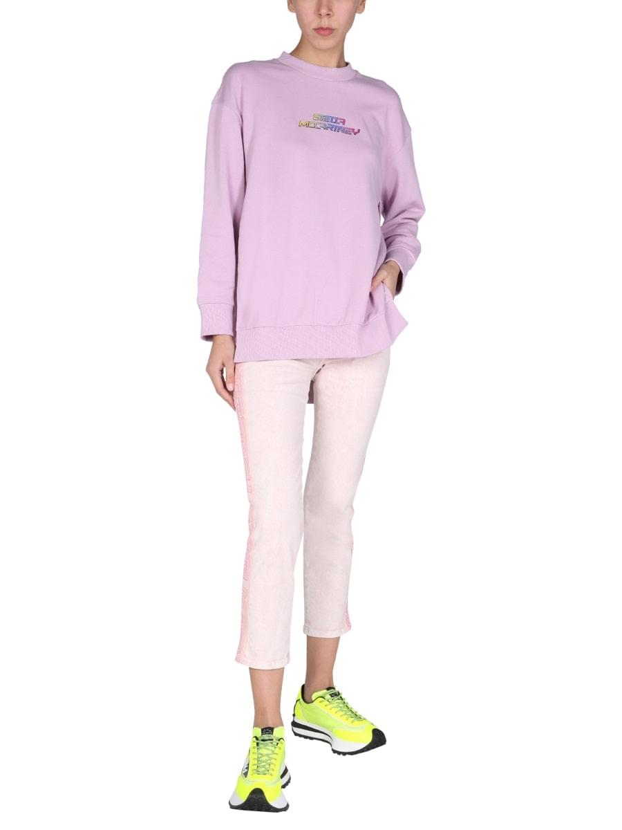 Stella Mccartney Women Jeans With Logo Bands