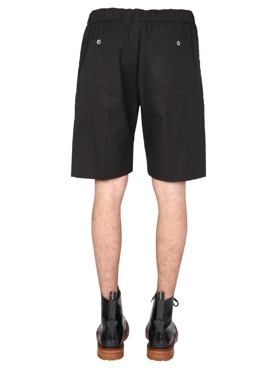 Alexander Mcqueen Men Gabardine Bermuda