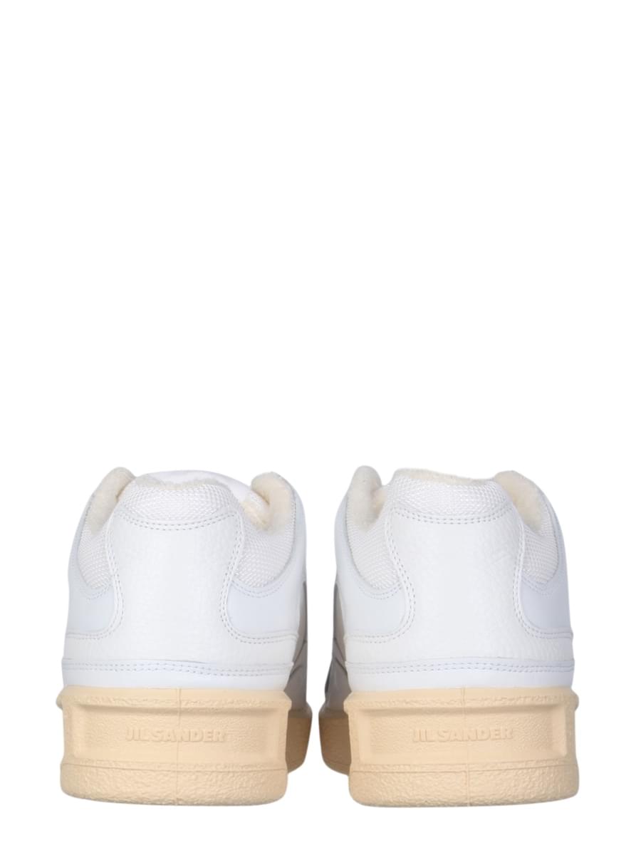 Jil Sander Men Low Leather Sneakers