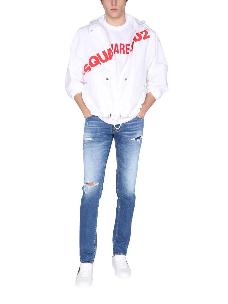 Dsquared Men Jacket With Logo Print
