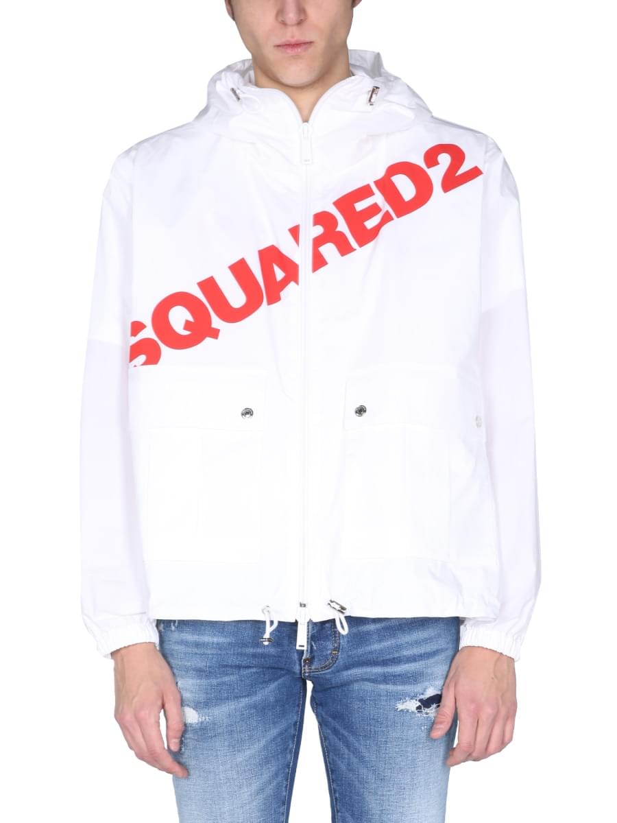 Dsquared Men Jacket With Logo Print