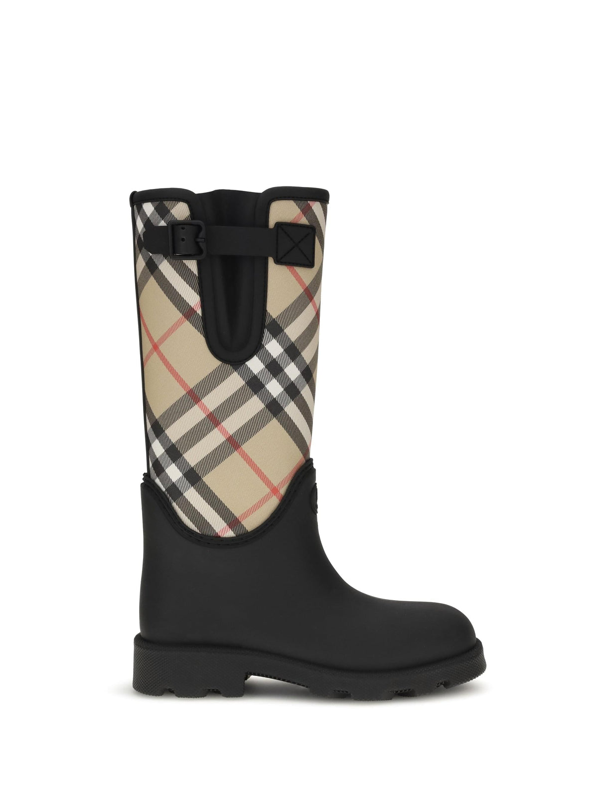 Burberry Women Marsh Stamp Rubber High Boots