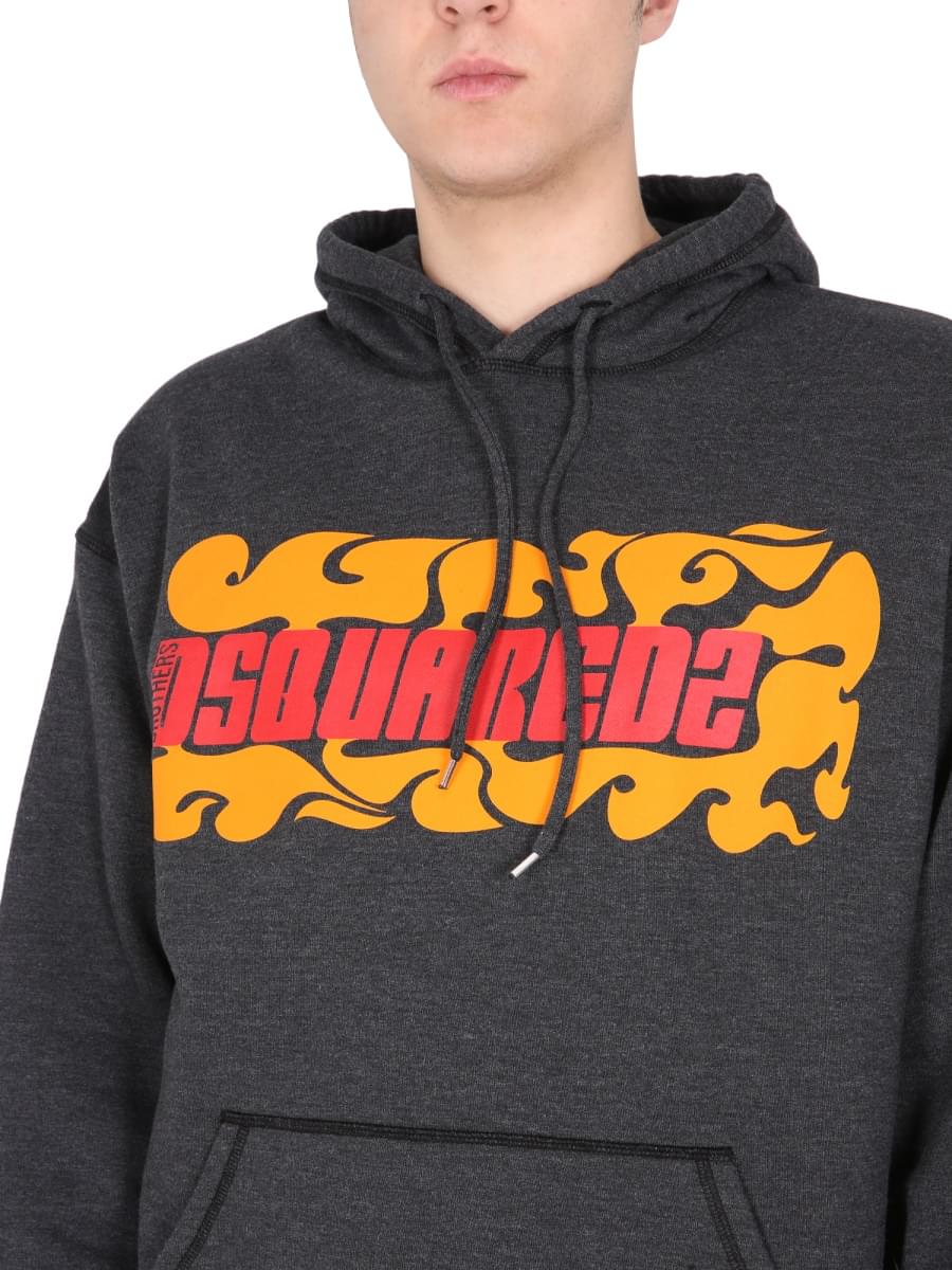 Dsquared Men Logo Printed Sweatshirt