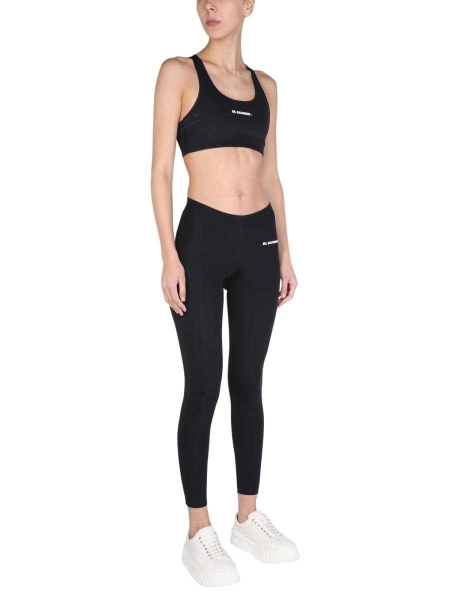 Jil Sander Women Logo Print Leggings