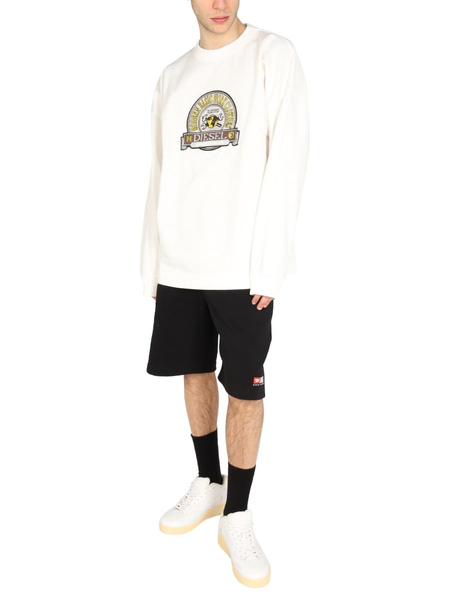 Diesel Men Logo Patch Sweatshirt