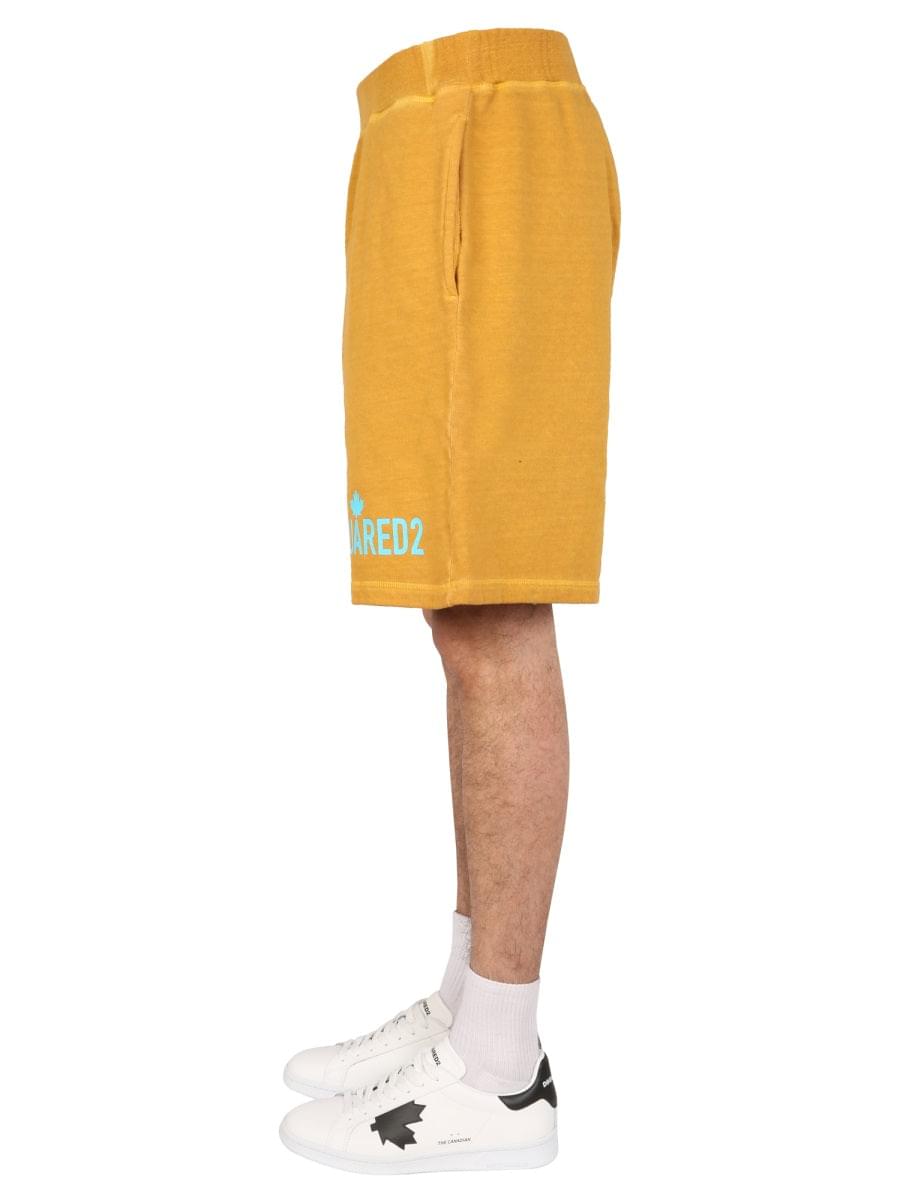 Dsquared Men "One Life One Planet" Bermuda Shorts
