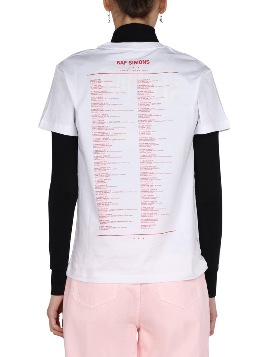 Raf Simons Women Logo Print T-Shirt
