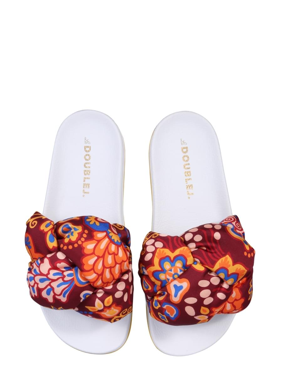 La Doublej Women Braid Slide Sandals