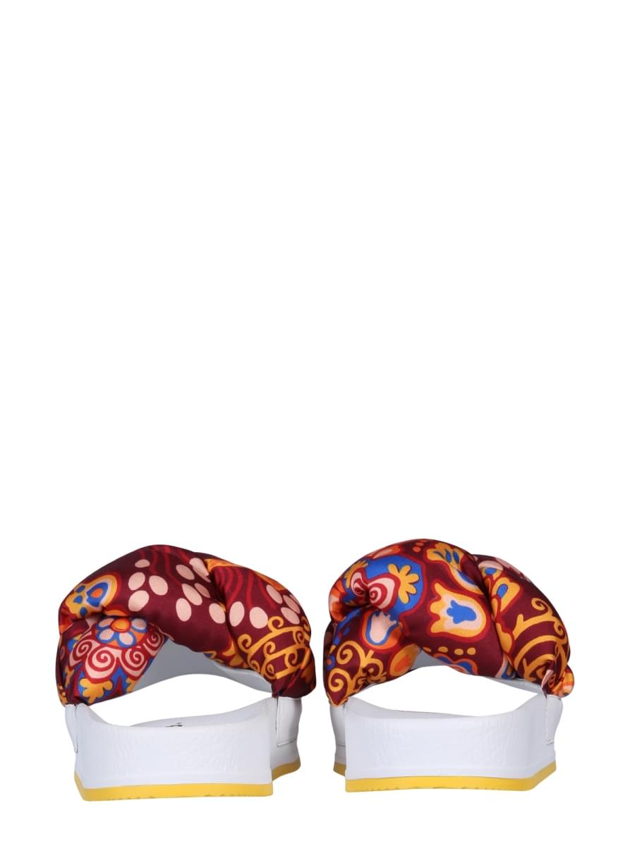 La Doublej Women Braid Slide Sandals