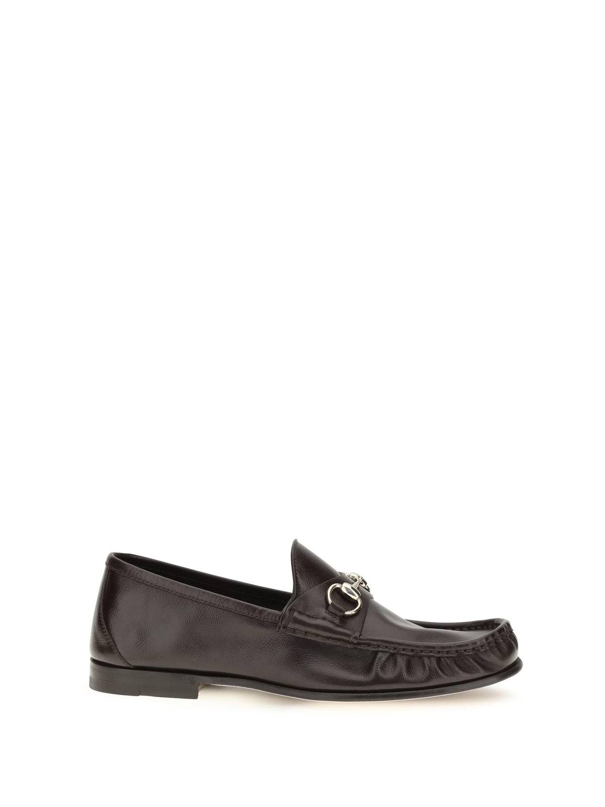 Gucci Men Lugano Leather Loafers