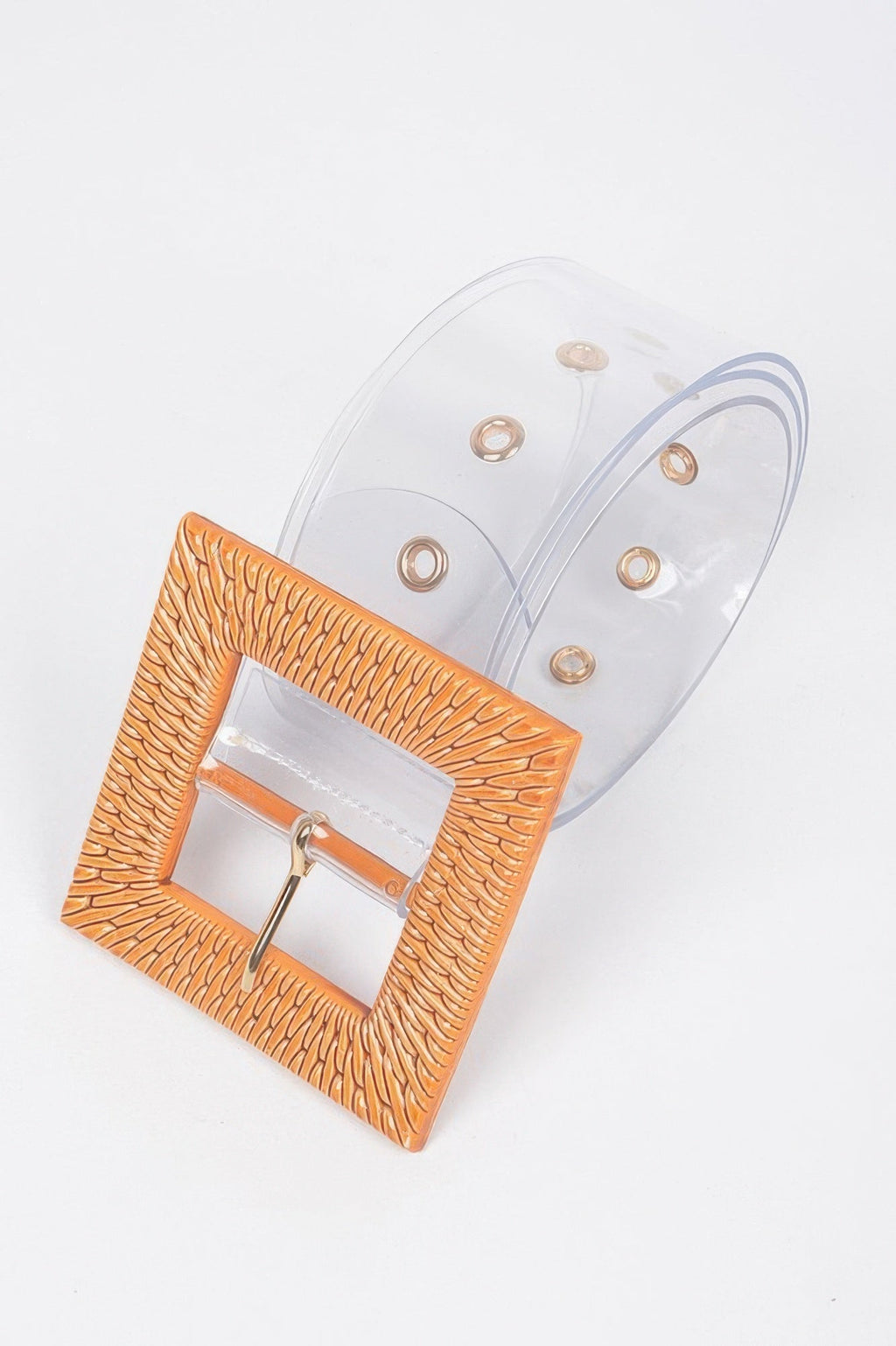 Faux Bamboo Buckle Belt