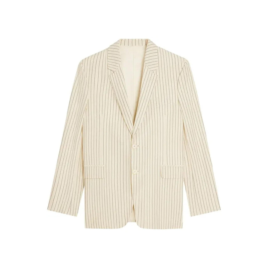 Celine Wool Striped Blazer Men