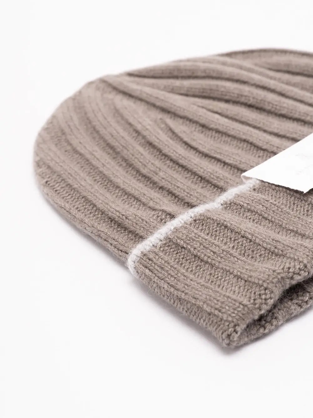 Brunello Cucinelli Men Cashmere Rib Knit Beanie