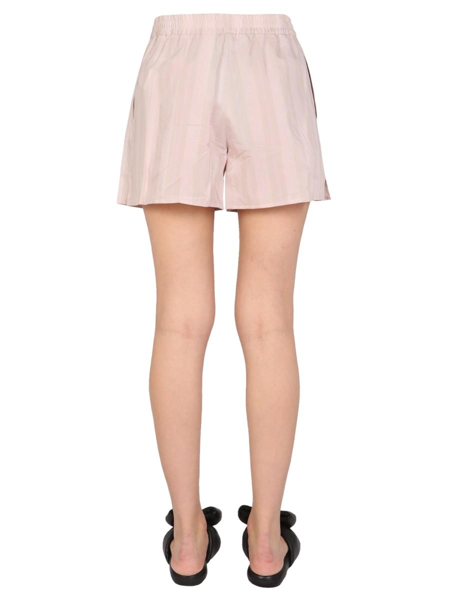 Off-White Women Striped Pattern Shorts