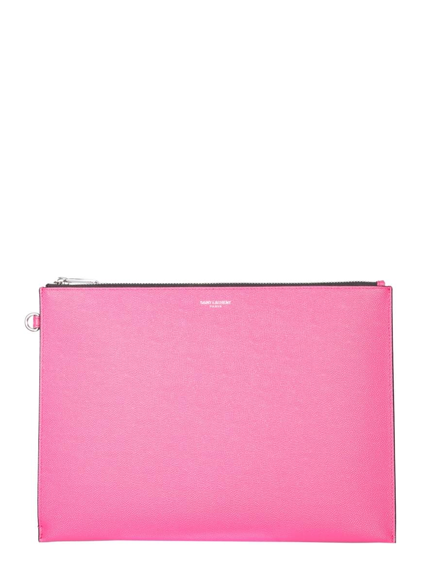 Saint Laurent Men Zipper Tablet Holder