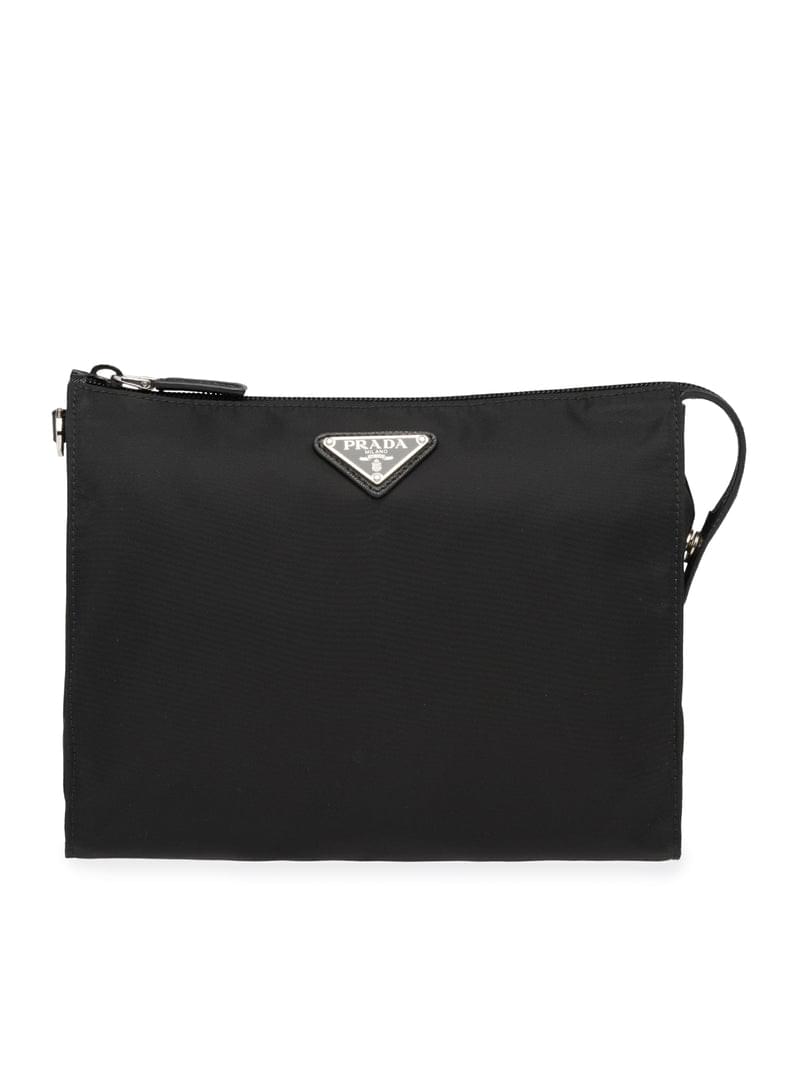 Prada Men Necessaire In Re-Nylon And Saffiano