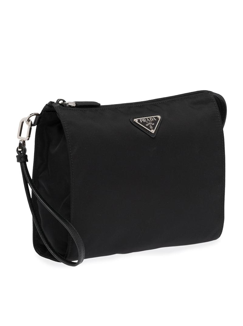 Prada Men Necessaire In Re-Nylon And Saffiano