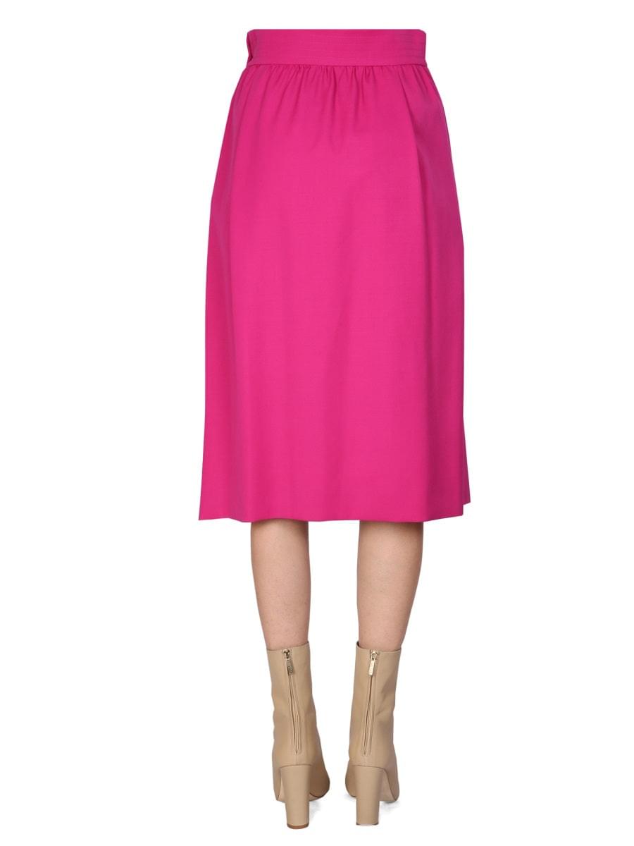 Moschino Women Flared Midi Skirt