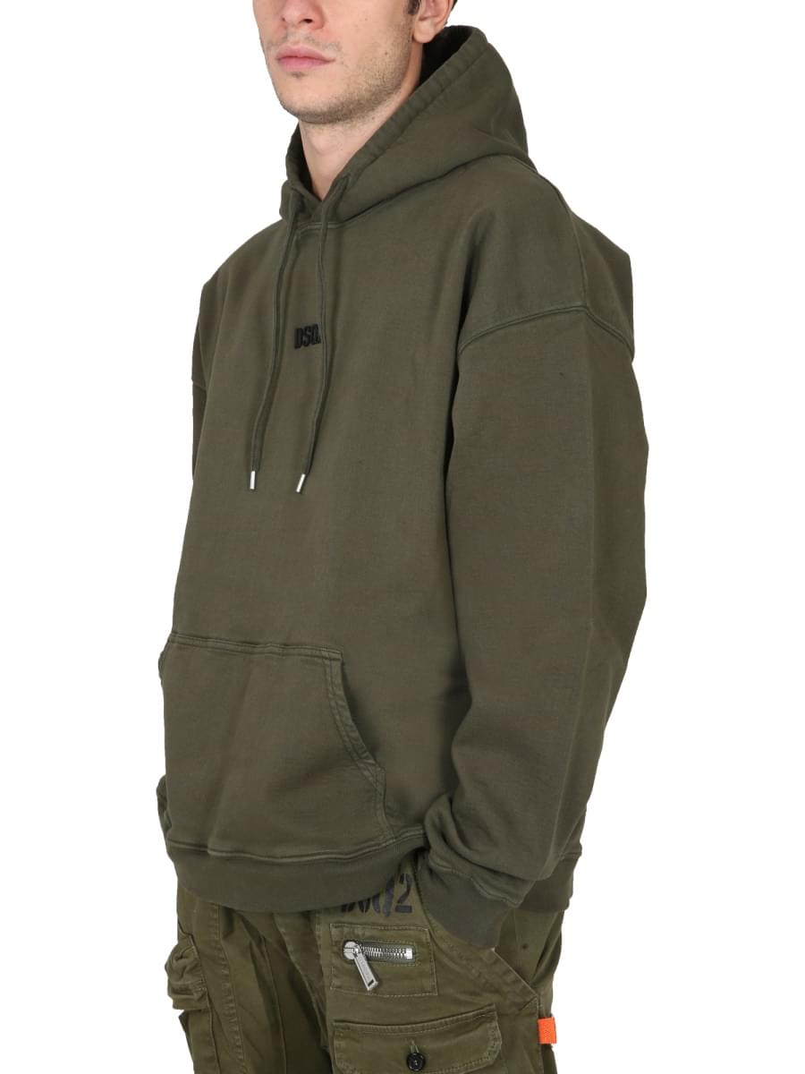 Dsquared Men Sweatshirt With Mini Logo