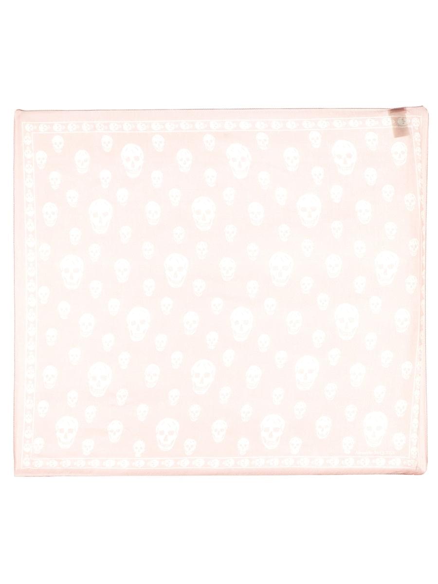 Alexander Mcqueen Men Classic Skull Scarf