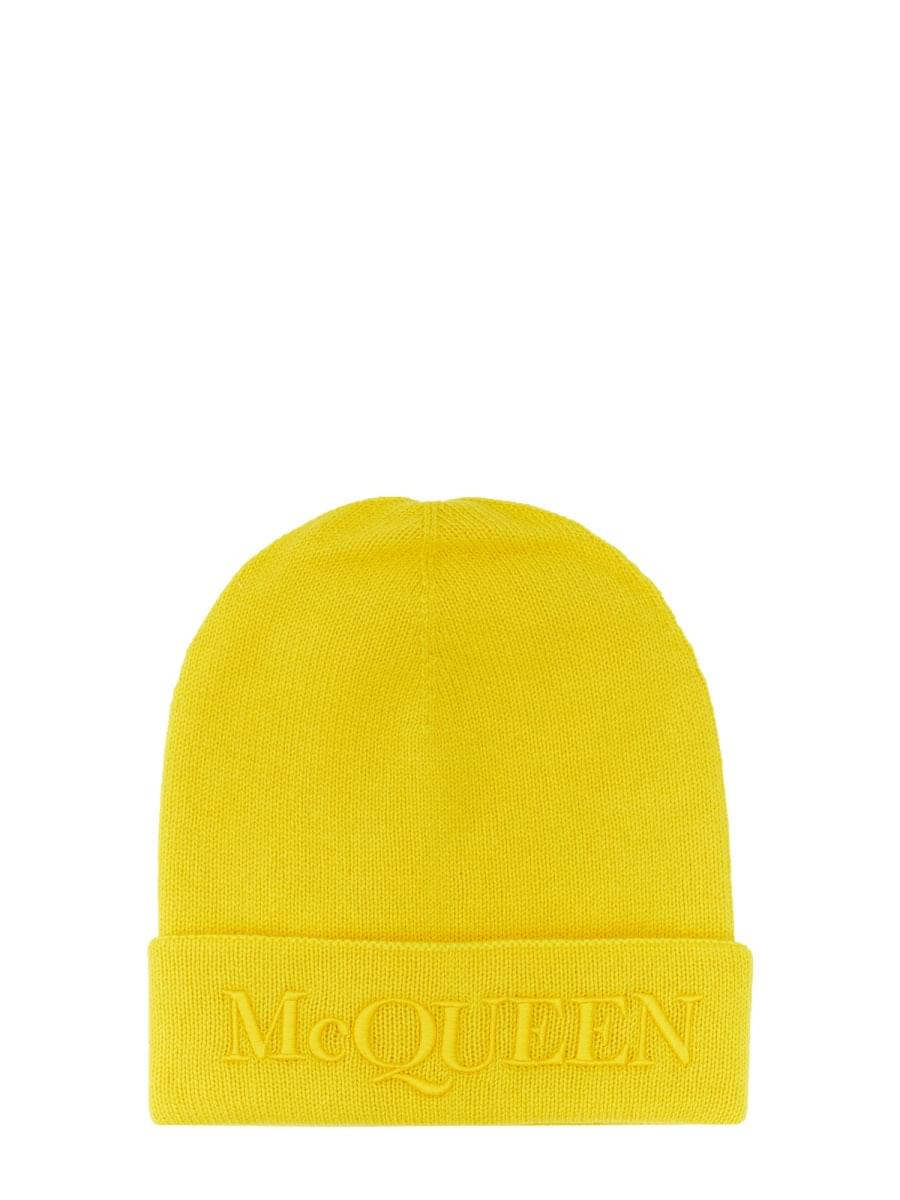 Alexander Mcqueen Men Hat With Logo