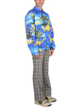 Gucci Men Nylon Jacket With Print
