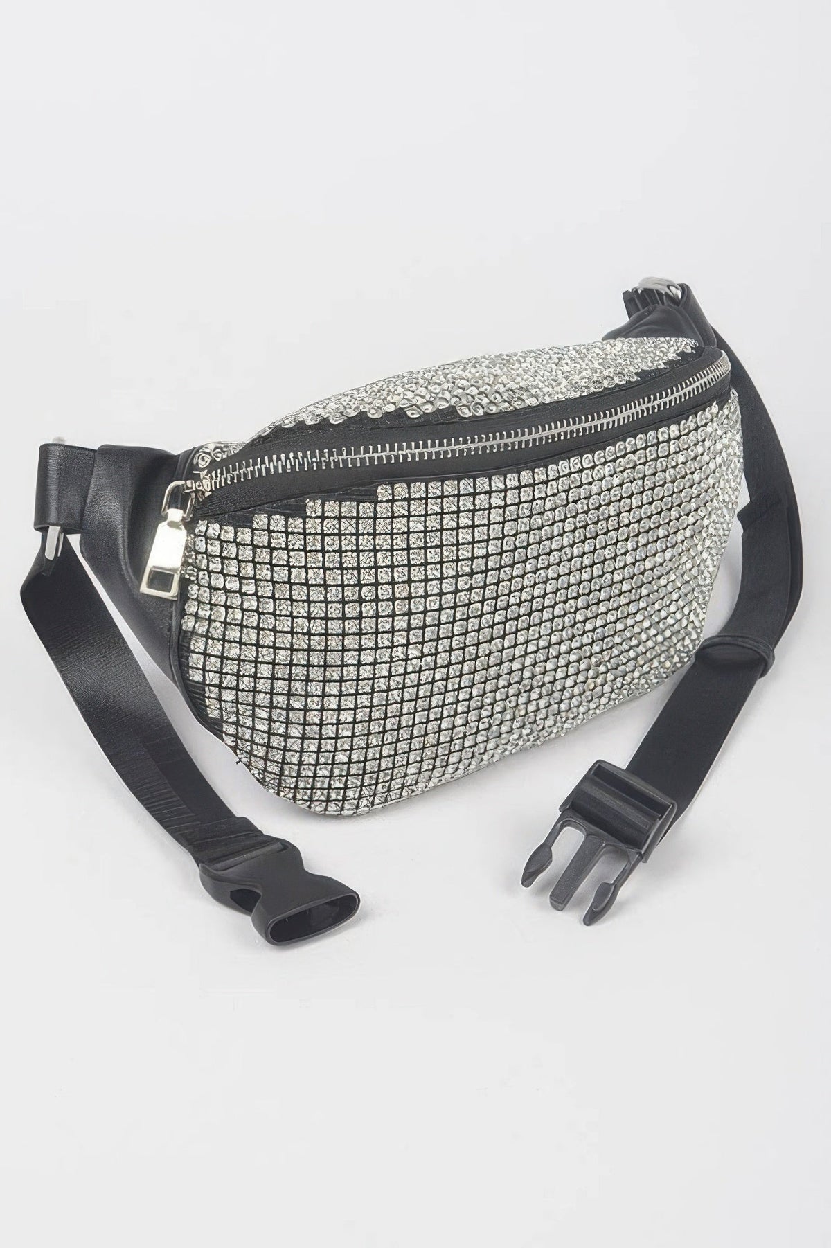 Rhinestone Mesh Fanny Pack