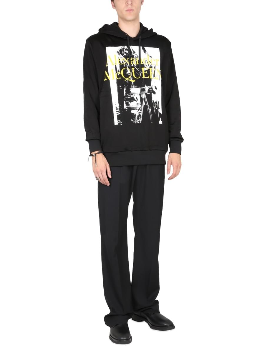Alexander Mcqueen Men Sweatshirt With Atelier Print
