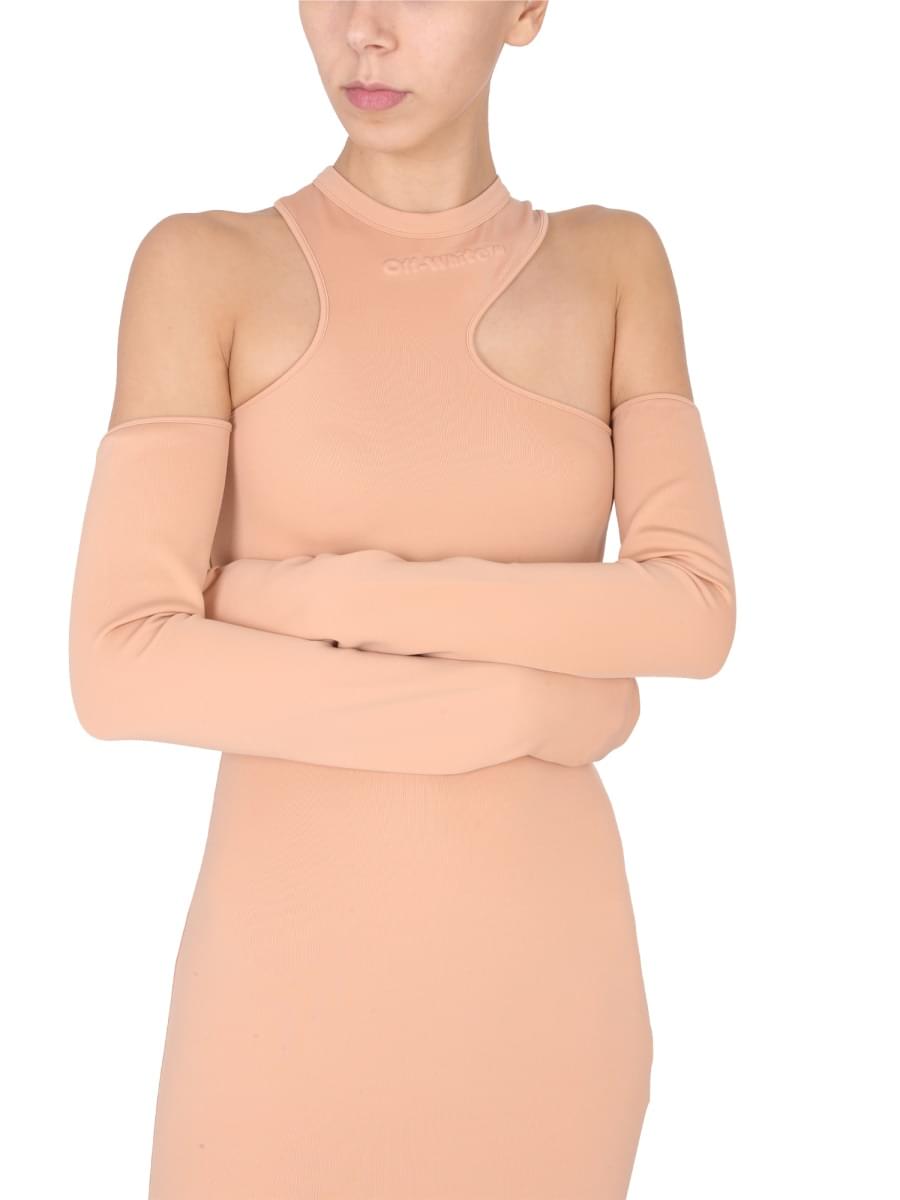 Off-White Women Asymmetric Mini Dress