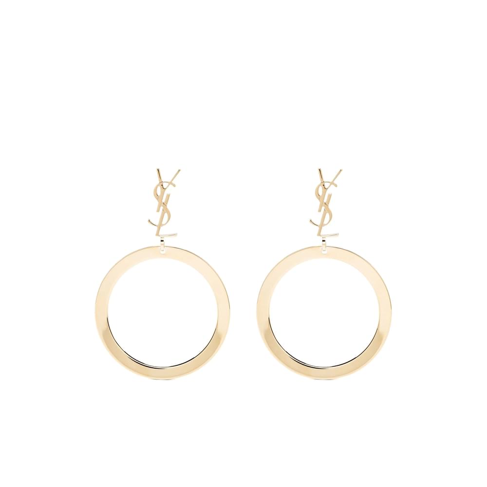 Saint Laurent Gold Earrings Women