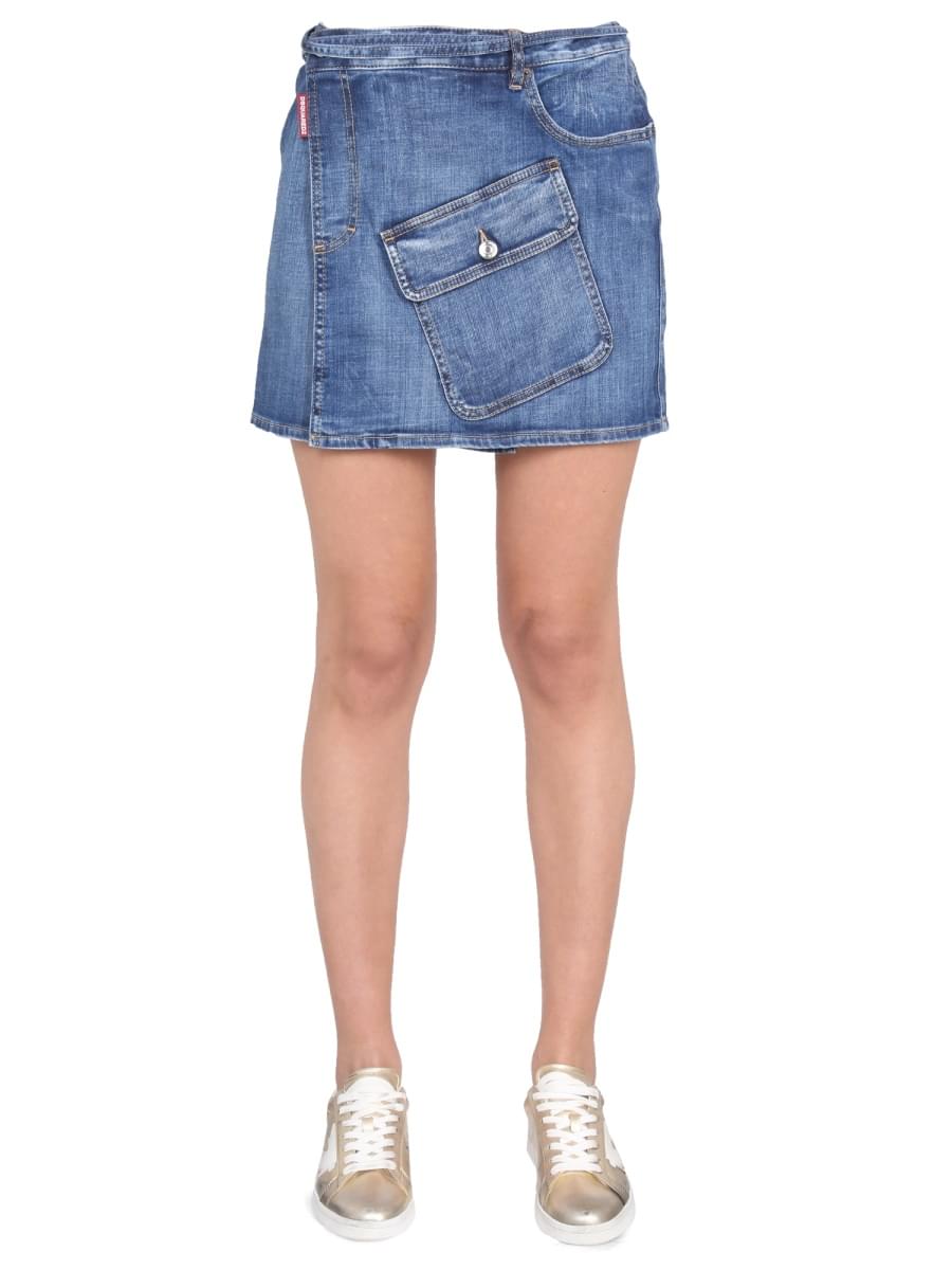 Dsquared Women Skirt With Pocket
