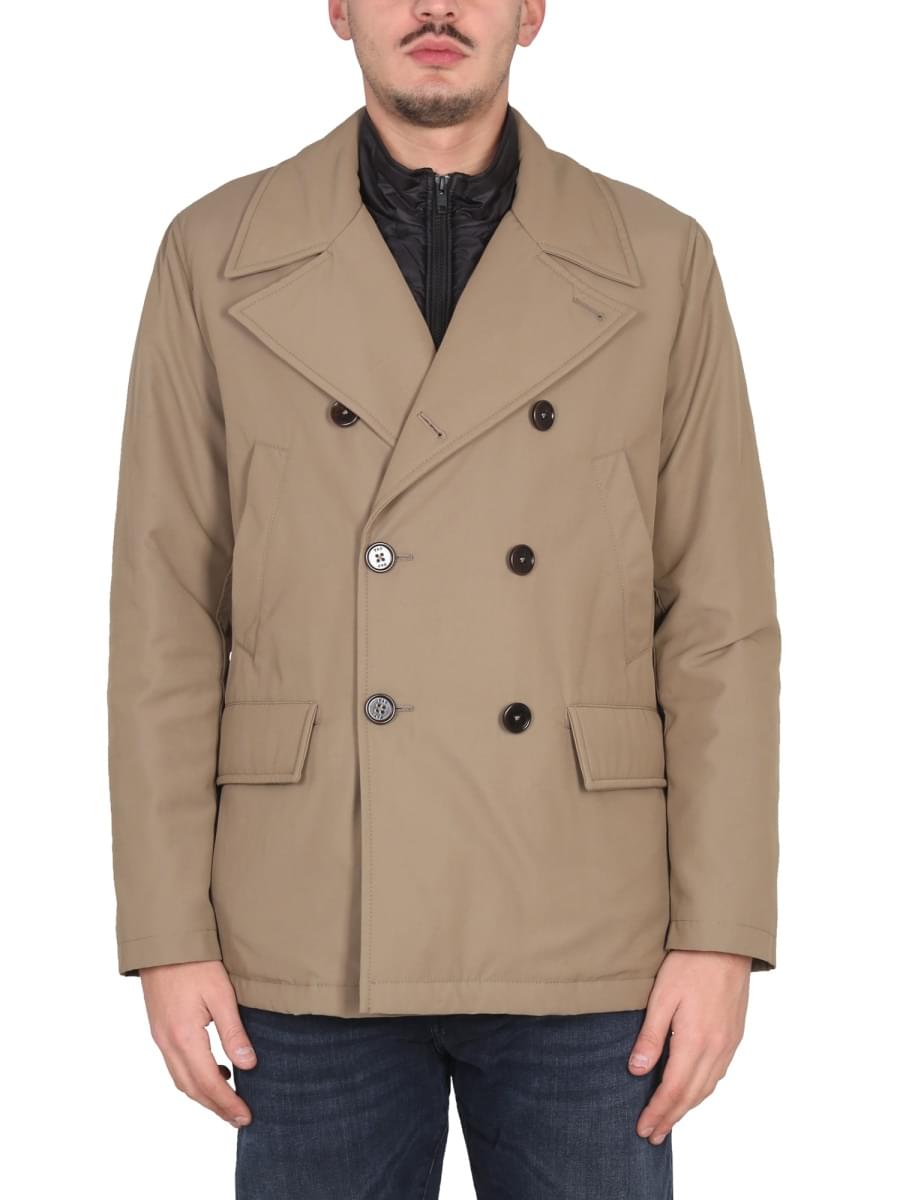 Fay Men "Peacot Double Front" Coat