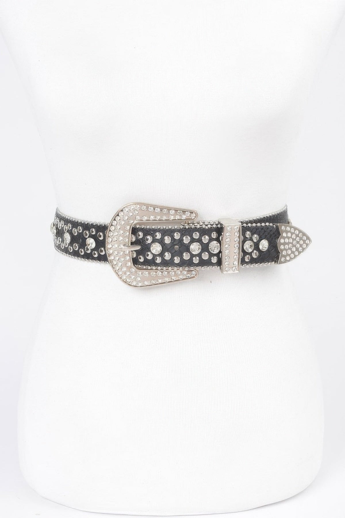 Studded Rhinestone Belt