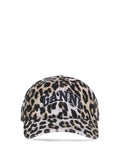 Ganni Women Leopard Baseball Hat