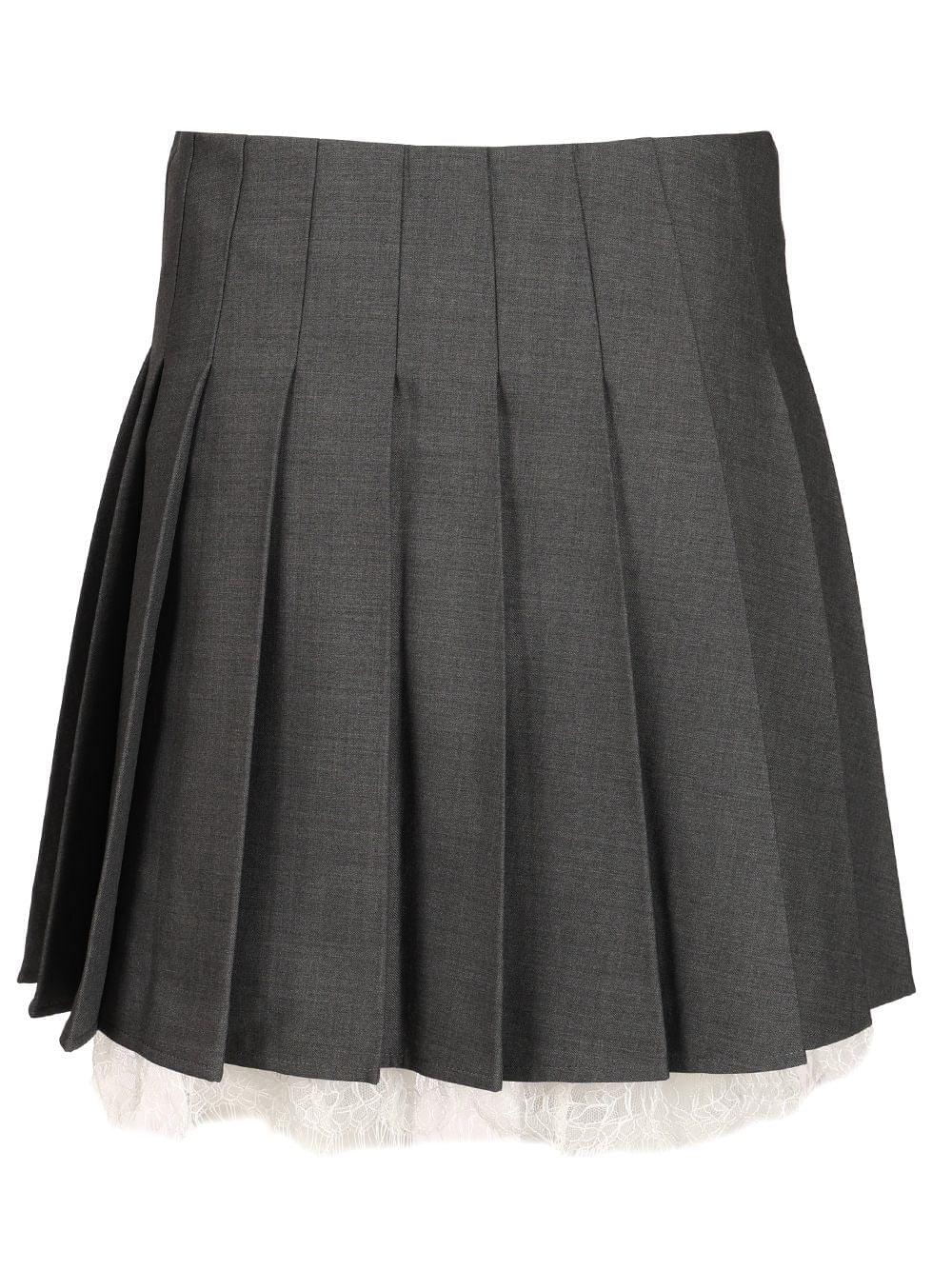 Self-Portrait Women Pleated Miniskirt