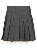 Self-Portrait Women Pleated Miniskirt