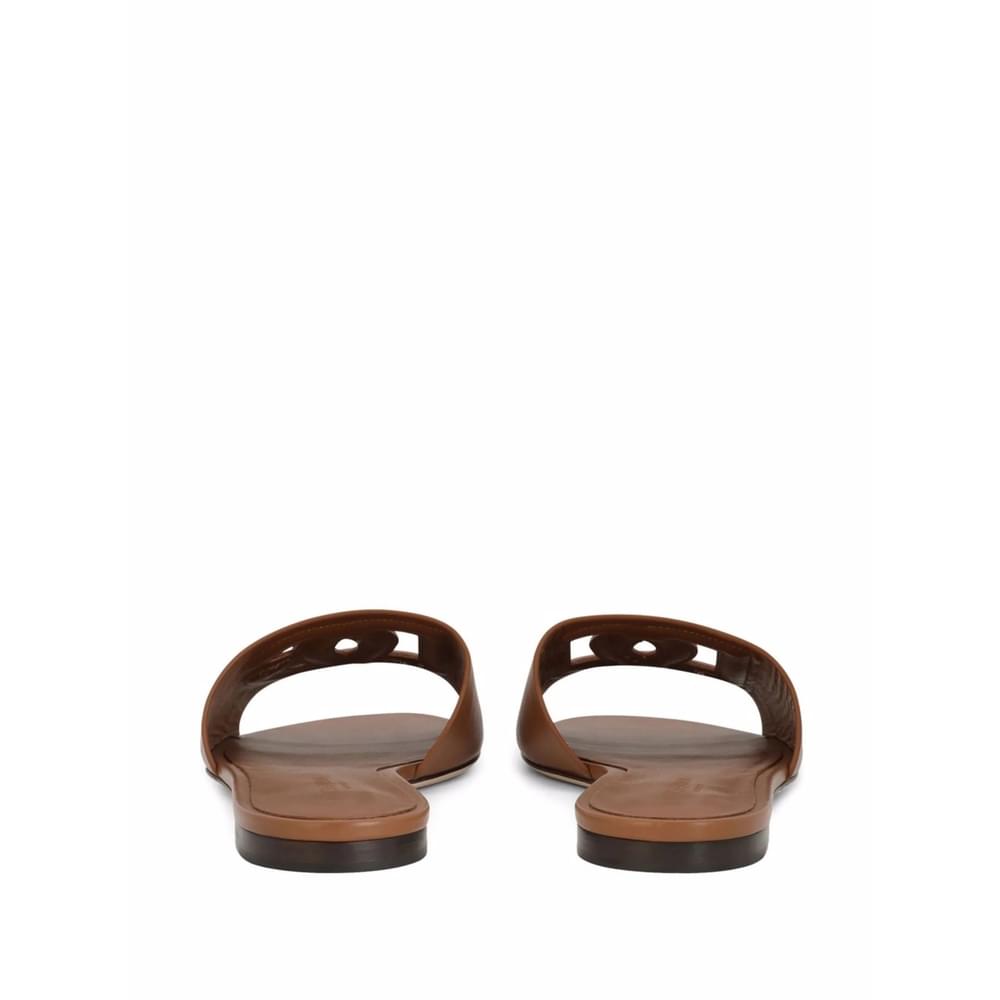 Dolce & Gabbana Brown Flip-Flops & Slides Women