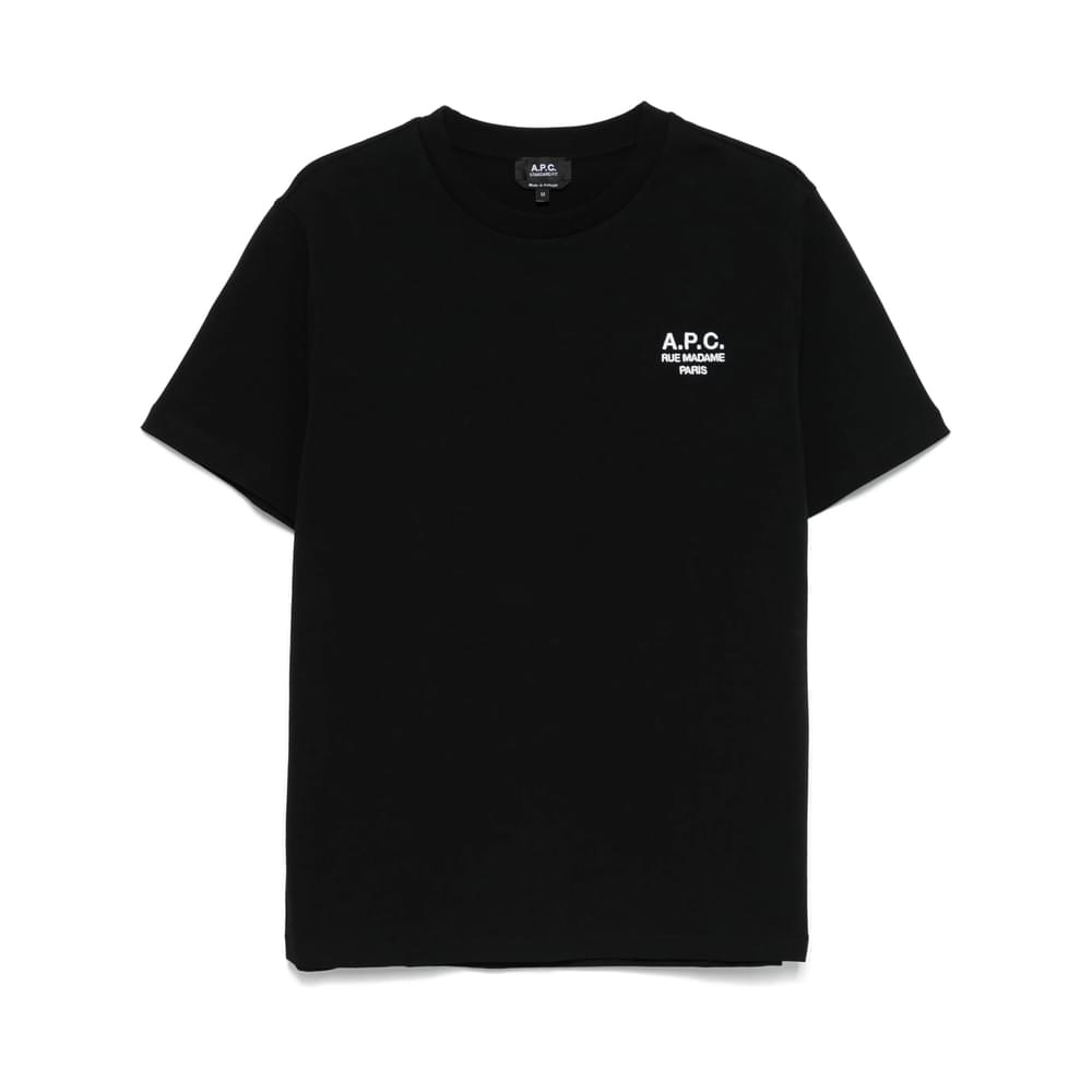 A.P.C. Black T-Shirts & Vests - T-Shirts Men