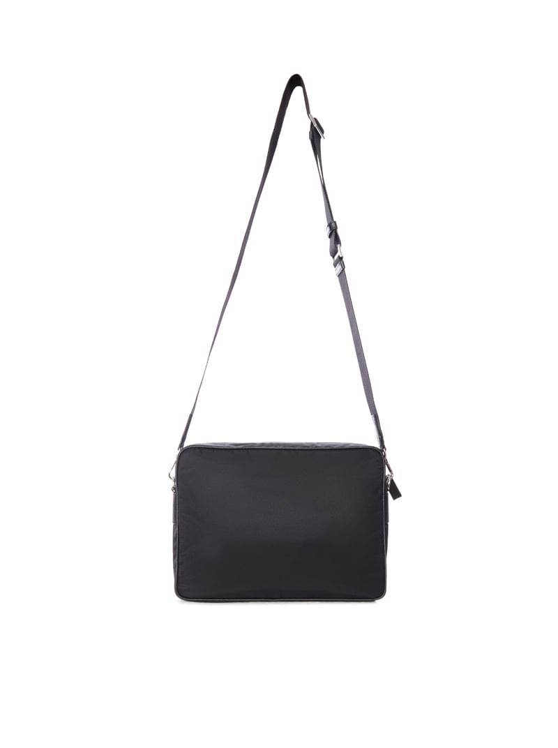Prada Men Re-Nylon And Leather Shoulder Bag