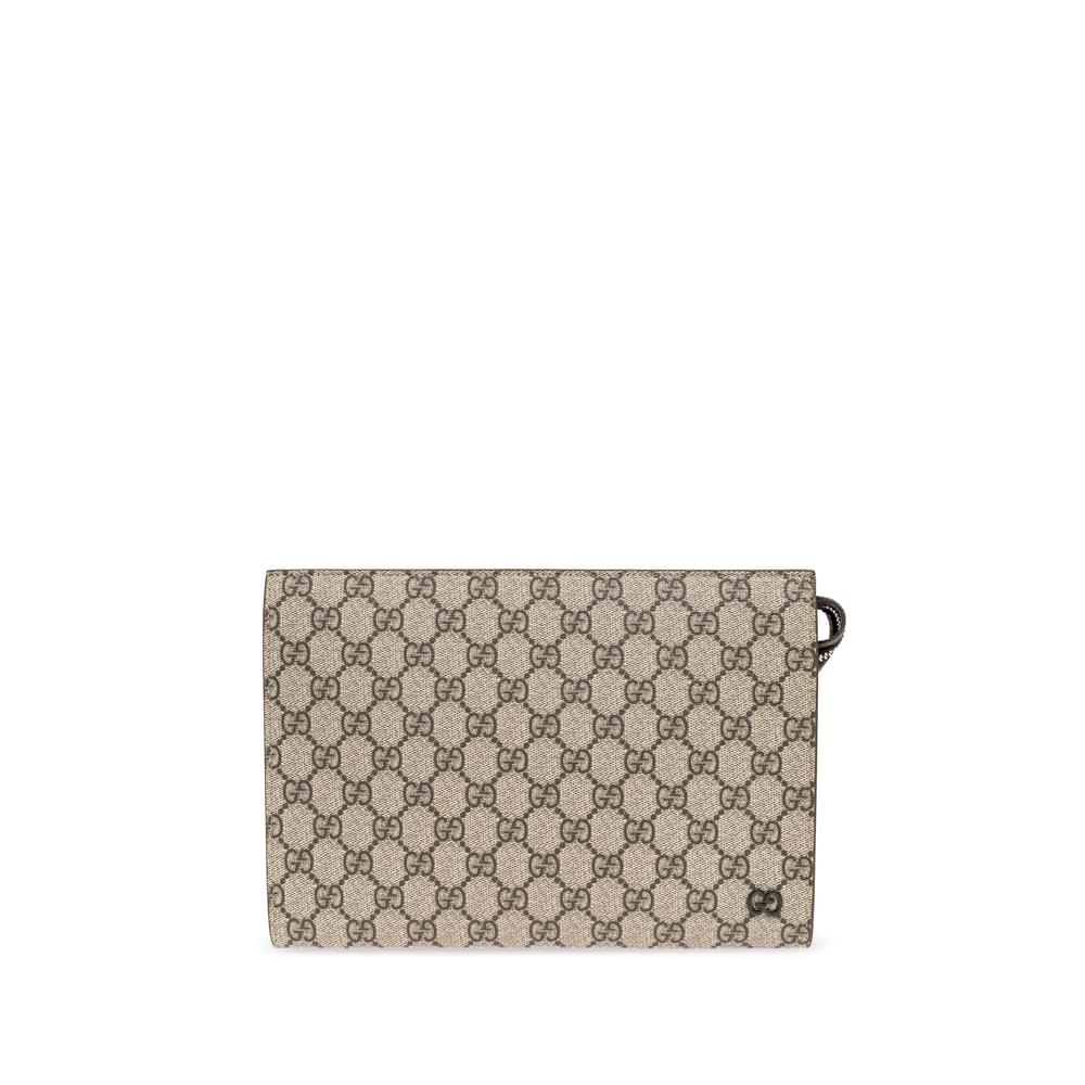 Gucci Neutrals Clutch Bags Men