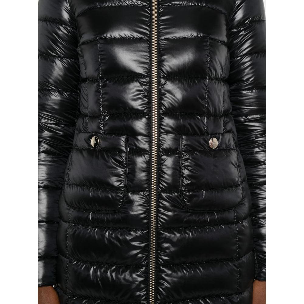 Herno Black Coats - Single Breasted Coats Women