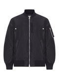 Sacai Men Nylon Bomber Jacket With Zip