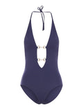 Gucci Women One-Piece Swimsuit With Clamps