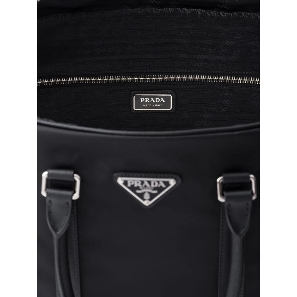 Prada Black Luggage & Holdalls Men