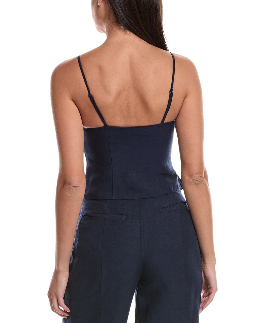Onia Air Linen-Blend High Neck Top
