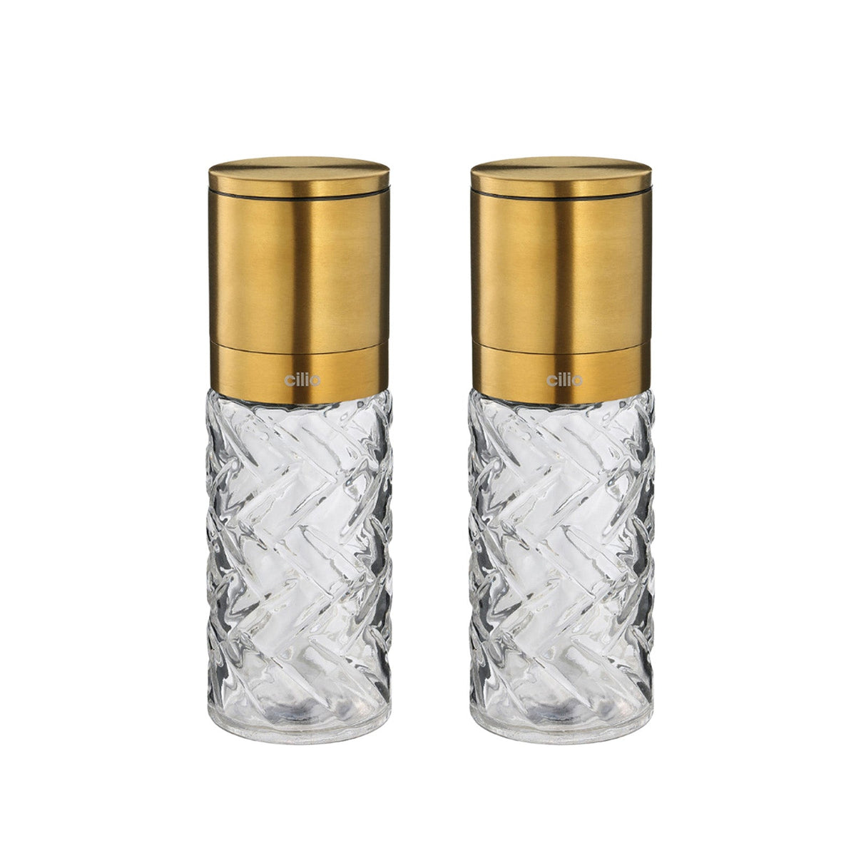 Cilio Cristallo Salt or Pepper Mill 2 Piece Set