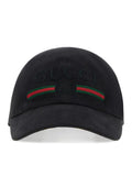Gucci Men Cotton Baseball Cap With Embroidery