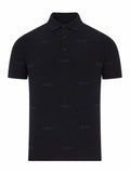 Gucci Men Jacquard Wool And Silk Polo